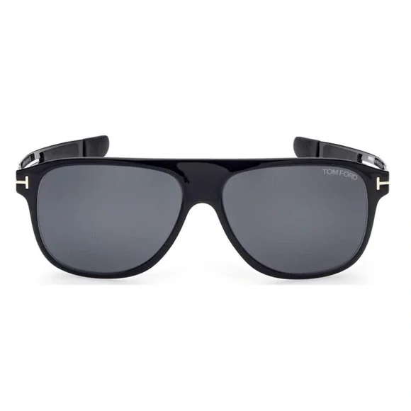 NEW FT0880/S 01A TOM FORD TODD TF880 01A UNISEX BLACK SQUARE SUNGLASSES TOM FORD